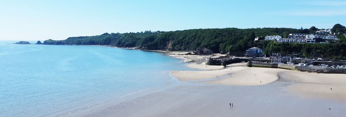 Beach and Exterior of Hotel