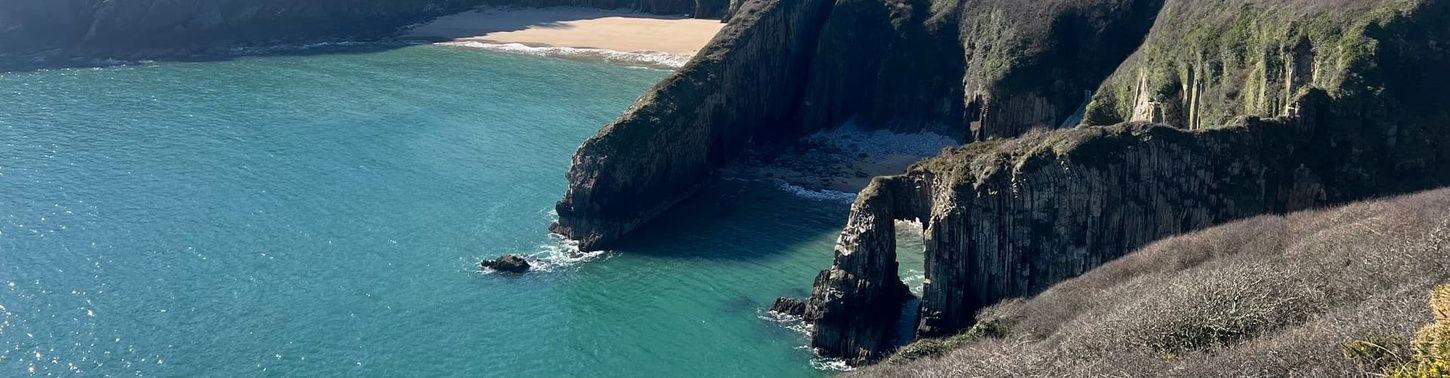 Church Door Cove and Skrinkle Haven Beach in Pembrokeshire